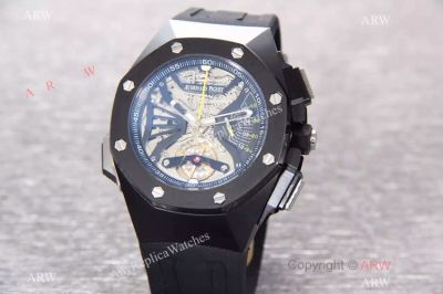 Audemars Piguet Royal Oak Concept Quartz Chronograph Replica Watch Black Case
